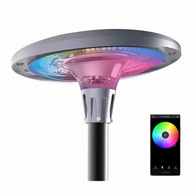 住宅用 1200w RGB 太陽光ガーデンライト パティオ 太陽光ガーデンパスライト