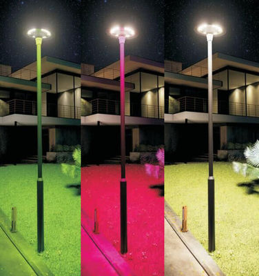 変色 太陽光ガーデンライト RGB LED 太陽光発電のガーデンライト 800w 庭庭園用