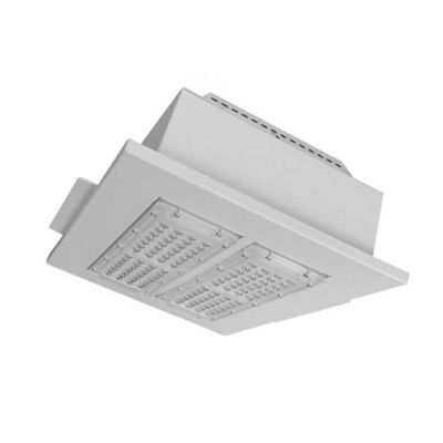 効率的な放熱ガソリンスタンド LED キャノピーライト 100W 150W 200W、高ルーメン出力 140lm/W