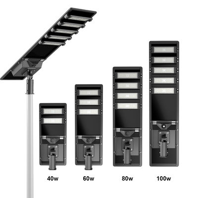 SMD5050 太陽光LEDストリートライト モーションセンサー リモコン 60ワット 太陽光ストリートライト
