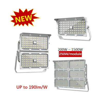 高ルーメンLED投光器、サッカー場向け、スマートチップ技術搭載