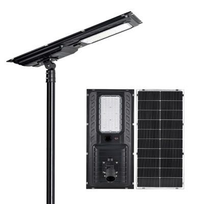 IP65 180lm/W オールインワンソーラー街路灯 200W 300W 400W 村の道路用